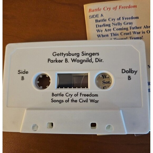 Battle Cry Of Freedom Cassette  Songs Of The Civil War  Gettysburg Singers - Picture 5 of 6